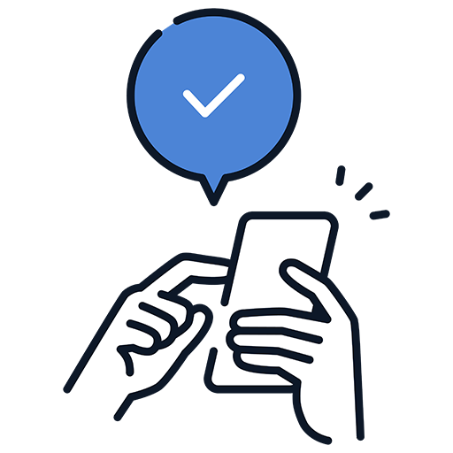 お問合せステップのアイコン